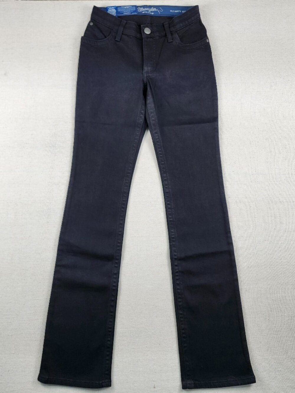 NWT Wrangler Willow Ultimate Riding Black Bootcut Jeans 27x36